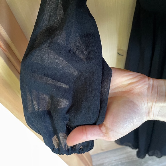 Wilfred 'Beaune' Pleated Wrap Dress Long Sleeve - Picture 4 of 5